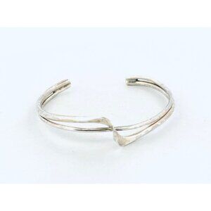 Vintage Estate Sterling Silver 925 TAXCO Mexico Designer Fancy Twist Bracelet 7"